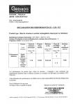 Déclaration de performances CE
